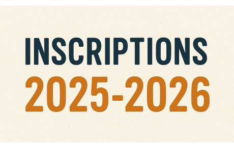 Les inscriptions 2025-2026